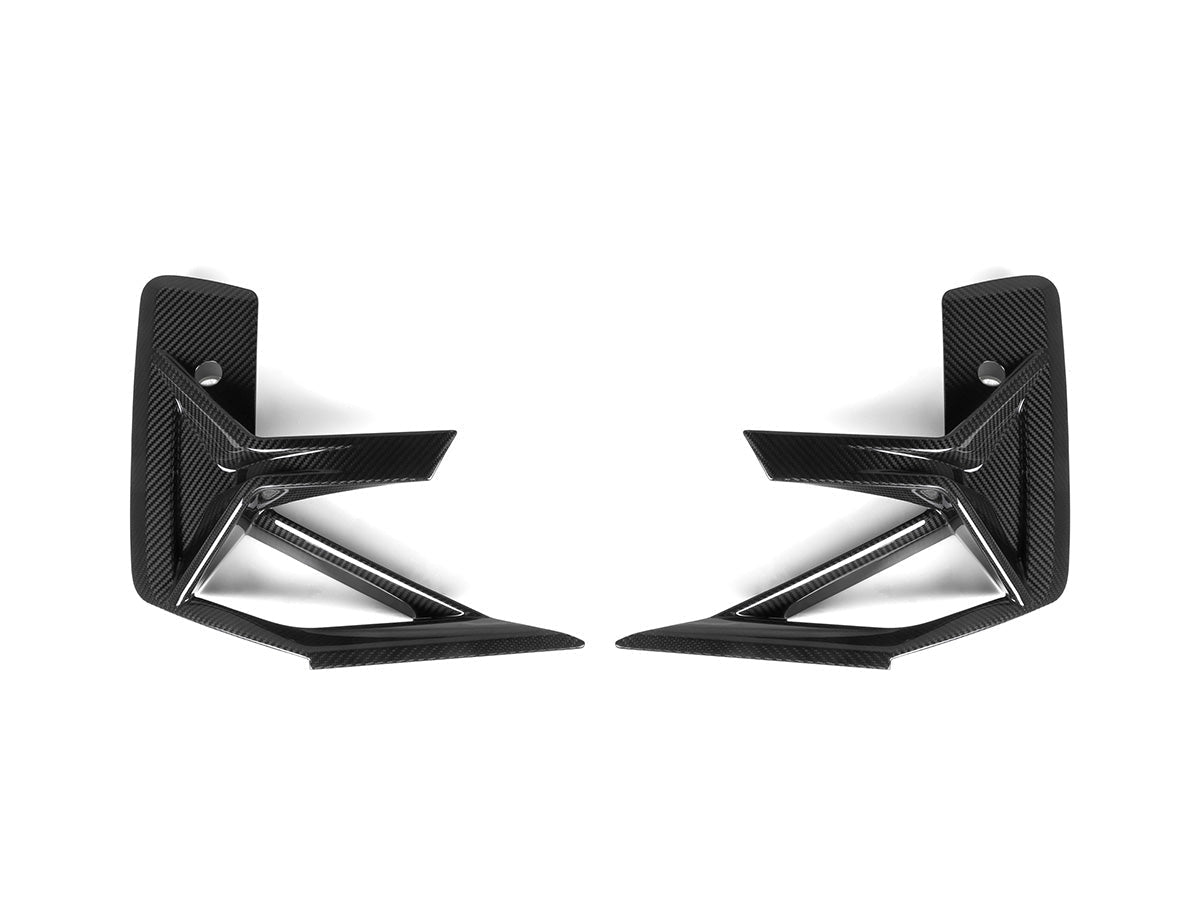 AutoTecknic Dry Carbon Front Bumper Trim Set - F97 X3M LCI | F98 X4M LCI