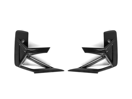 AutoTecknic Dry Carbon Front Bumper Trim Set - F97 X3M LCI | F98 X4M LCI