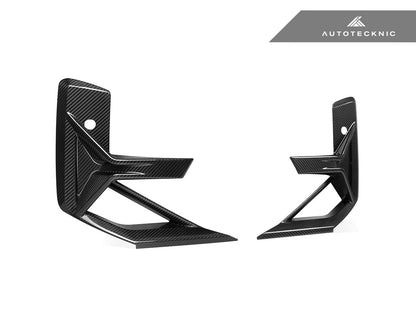 AutoTecknic Dry Carbon Front Bumper Trim Set - F97 X3M LCI | F98 X4M LCI - Graveyard Performance