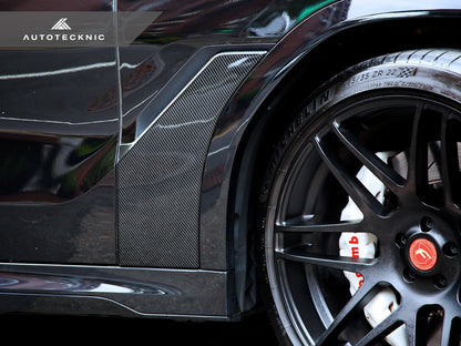 AutoTecknic Dry Carbon Fiber Fender Trim Set - G06 X6 - Graveyard Performance