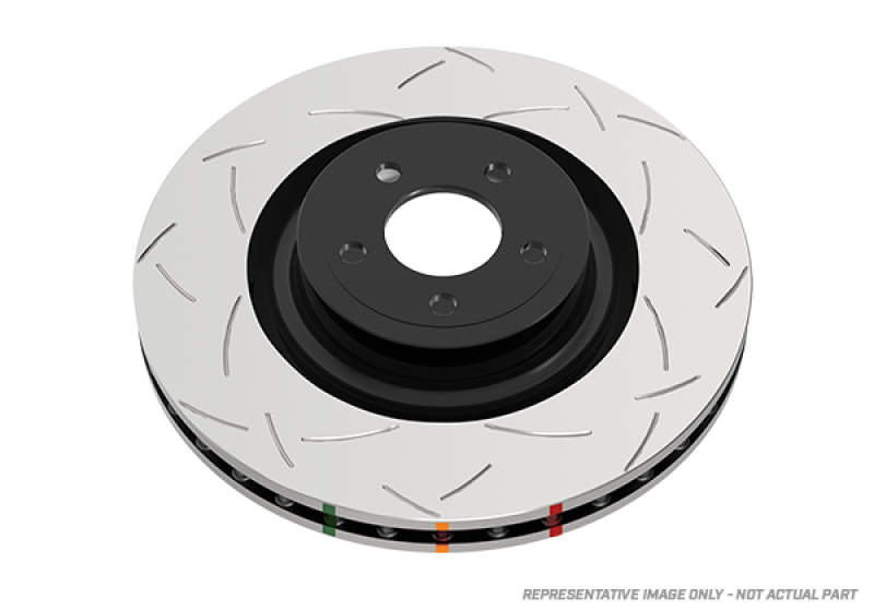 DBA 90-01 Acura Integra Rear 4000 Series Slotted Rotor - Graveyard Performance