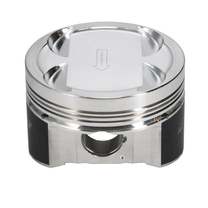 Manley 03-06 Evo 8/9 (7 Bolt 4G63T) 86mm +1mm Over Bore 8.5:1 Dish Pistons w/ Rings - Graveyard Performance