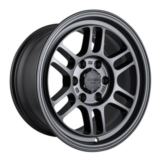 Enkei RPT1 16x8 6x139.7 0mm Offset 108.5mm Bore Black Wheel w/ Machined Spokes (MOQ 40)