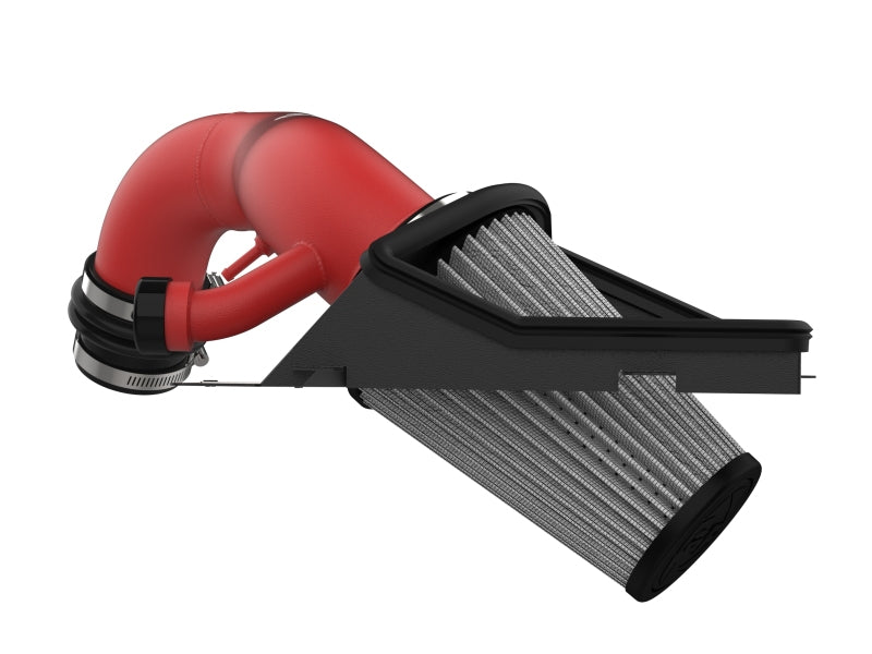 aFe Rapid 15-21 VW GTI L4 2.0L Induction Red Edition Cold Air Intake System w/ Pro DRY S Filter - Graveyard Performance