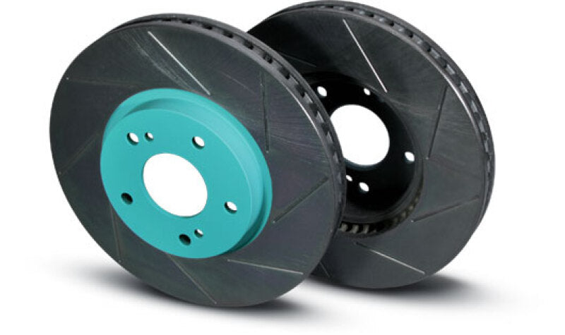 Project Mu SCR Rotor Rear - Mitsubishi Lancer Evolution CP9A/CT9A Green - Graveyard Performance