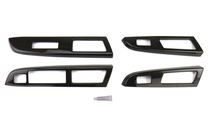 OLM Carbon Fiber Switch Panel Covers - 2015-2016 WRX / 2015-2016 STI - Graveyard Performance