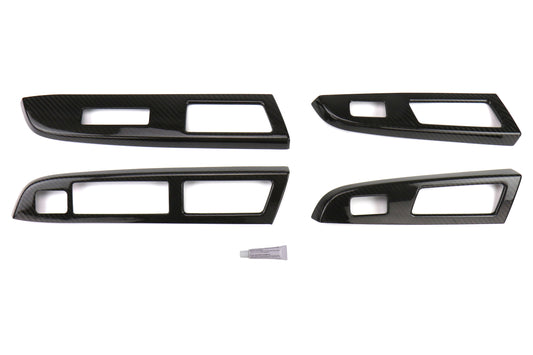 OLM Carbon Fiber Switch Panel Covers - 2015-2016 WRX / 2015-2016 STI - Graveyard Performance