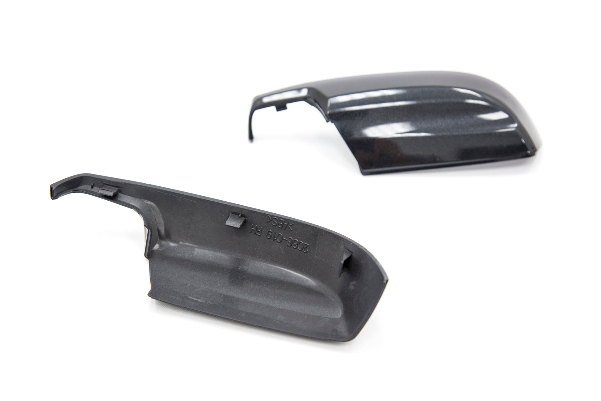 OLM Paint Matched Lower Mirror Covers - Dark Gray Metallic / Asphalt - 2015-2021 Subaru WRX / STI / 2015-2017 Crosstrek / 2015-2016 Impreza - Graveyard Performance