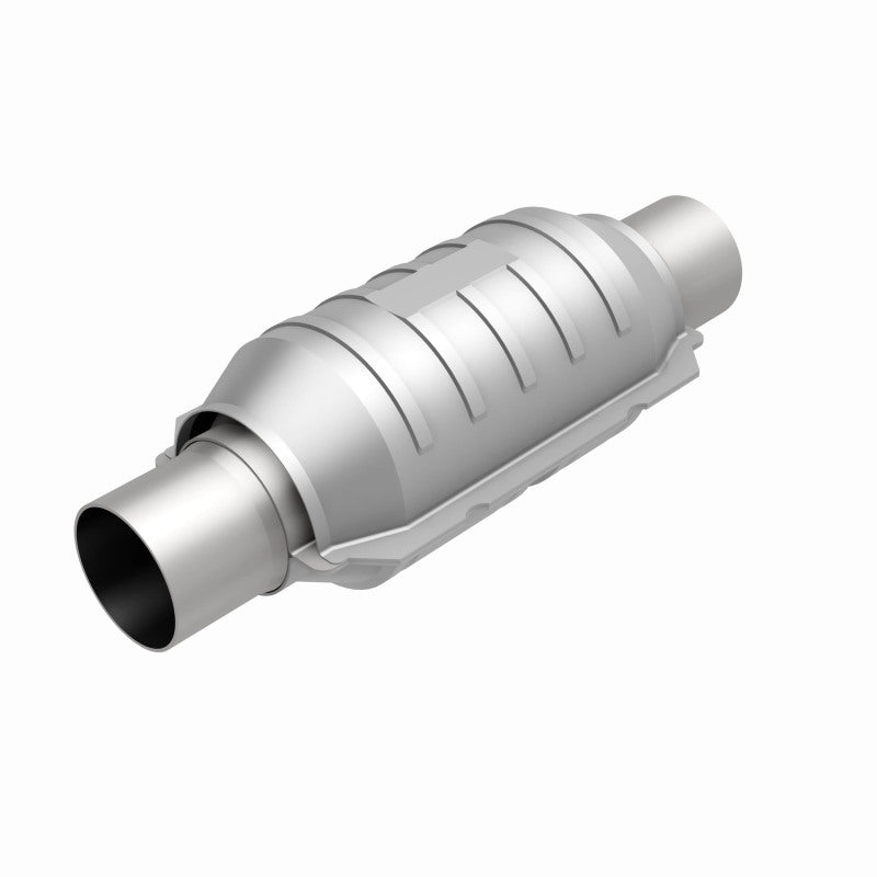 MagnaFlow Conv Univ 3in Inlet/Outlet Center/Center Round 9in Body L x 5.125in W x 13in Overall L - Graveyard Performance