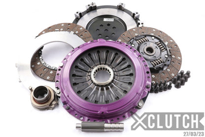 XClutch 1997 Mitsubishi Lancer EVO IV 2.0L 10.5in Twin Sprung Organic Clutch Kit - Graveyard Performance
