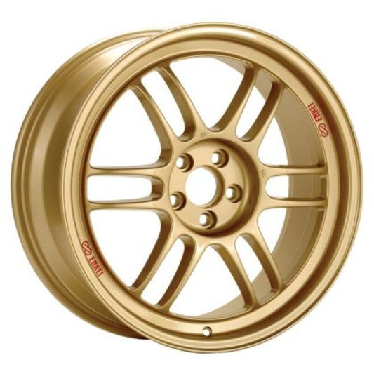 Enkei RPF1 15x7 4x100 35mm Offset 73mm Bore Gold Wheel (Minimum Quantity of 40)