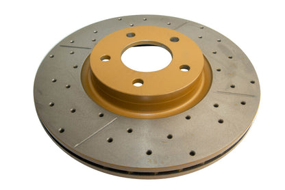 DBA 06+ MazdaSpeed3 Front Drilled & Slotted Street Series Rotor - Graveyard Performance