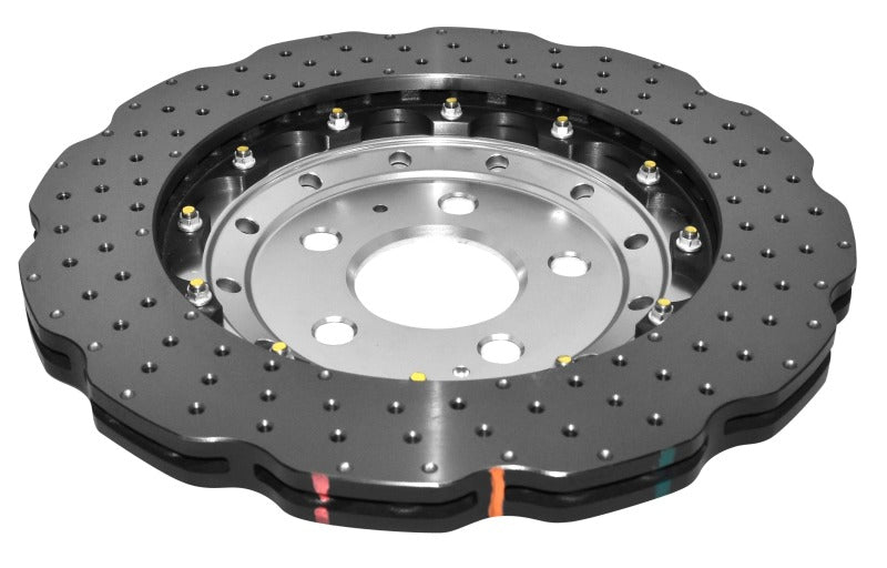 DBA 16-19 Audi R8 Iron Rotor Front 5000 Series Drilled Rotor w/Silver Hat - Graveyard Performance