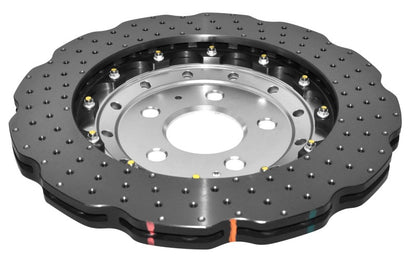 DBA 16-19 Audi R8 Iron Rotor Front 5000 Series Drilled Rotor w/Silver Hat - Graveyard Performance