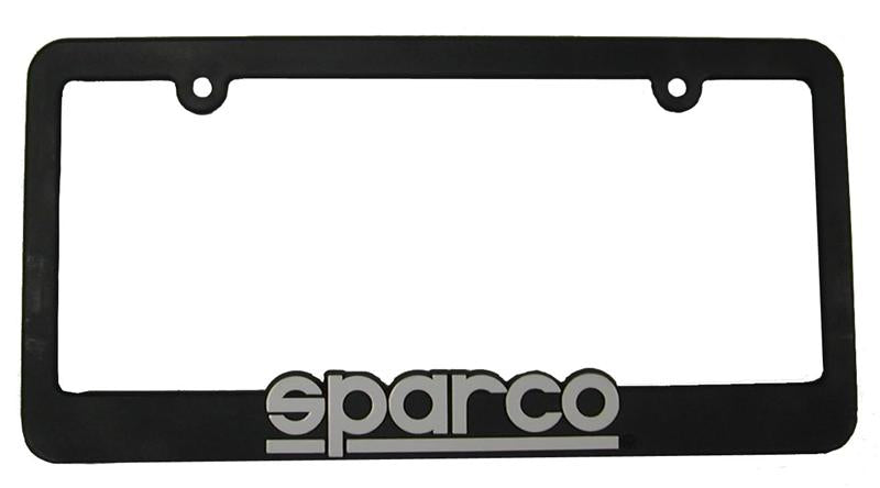 Sparco License Plate Frame Plastic - Graveyard Performance