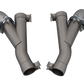 QTP 2018+ Jeep Grand Cherokee Trackhawk 2.75in 304SS Aggressor Cutout Dual Mid Pipes