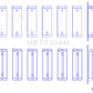 King Engine Bearings BMW M51/M57 Main Bearing Set - Size STD