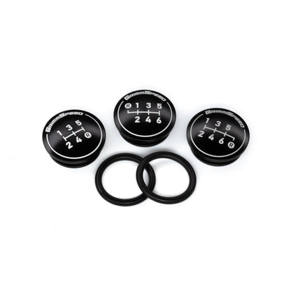 GrimmSpeed Swap-Top Weighted Shift Knob Piston Stainless Steel 02-14 Subaru WRX/04-08 Subaru FXT/04-21 Subaru STI