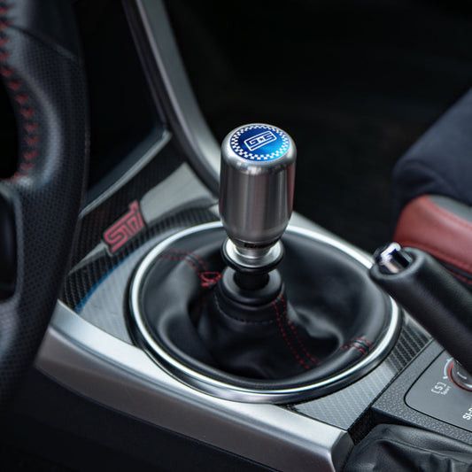 GrimmSpeed Limited Drop Shift Knob Cap Kit GS Checker Blue