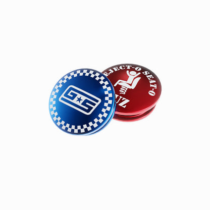 GrimmSpeed Limited Drop Shift Knob Cap Kit GS Checker Blue