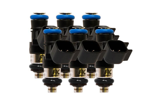 Six Cylinder 1000cc SHORT Custom Injector Set (isc-1000h-short-6) - Graveyard Performance