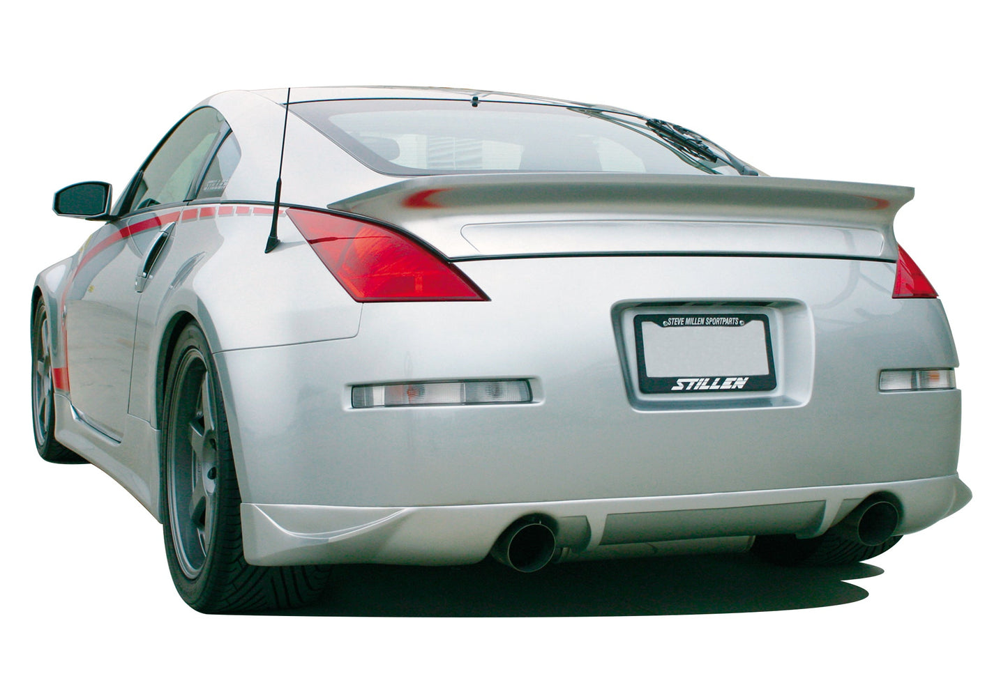 Stillen 350Z Z33 4pc Body Kit Series 2 Skirts w/ Series 2 Front Fascia Unpainted For 03-08 Nissan 350Z Z33