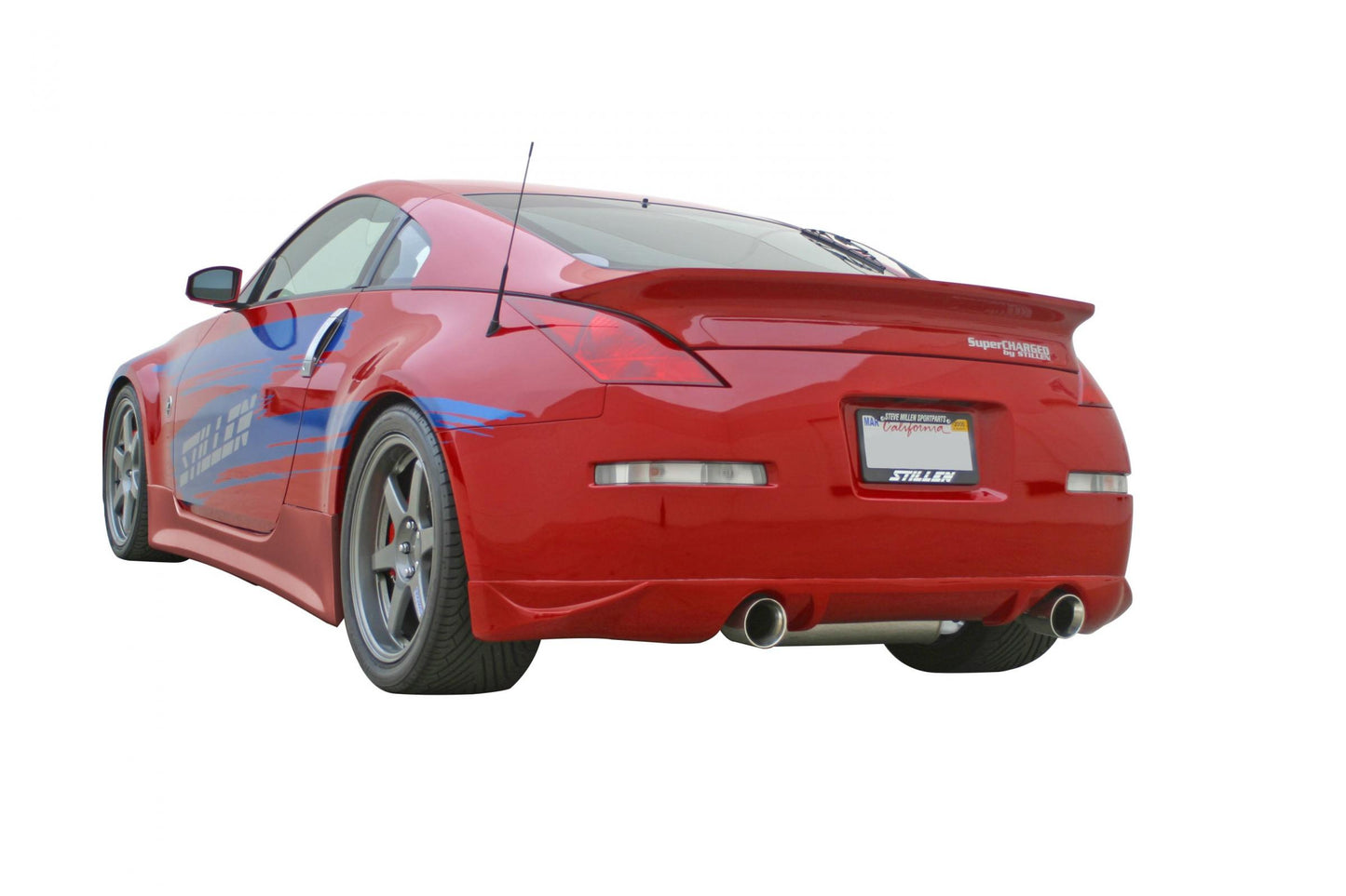 Stillen 350Z Z33 4pc Body Kit Series 2 Skirts w/ Series 2 Front Fascia Unpainted For 03-08 Nissan 350Z Z33