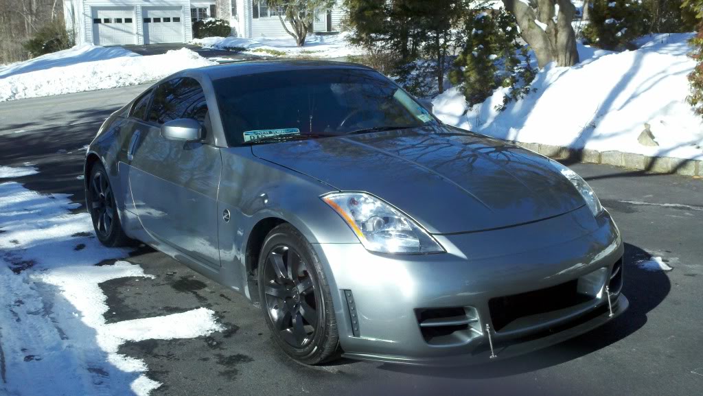 Stillen 350Z Front Splitter Series 2 Fascia Only Painted For 03-08 Nissan 350Z