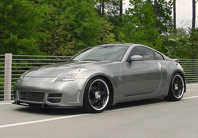 Stillen 350Z Front Splitter Series 2 Fascia Only Painted For 03-08 Nissan 350Z
