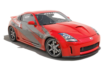 Stillen 350Z Z33 Front Splitter For OEM Fascia Painted For 03-05 Nissan 350Z