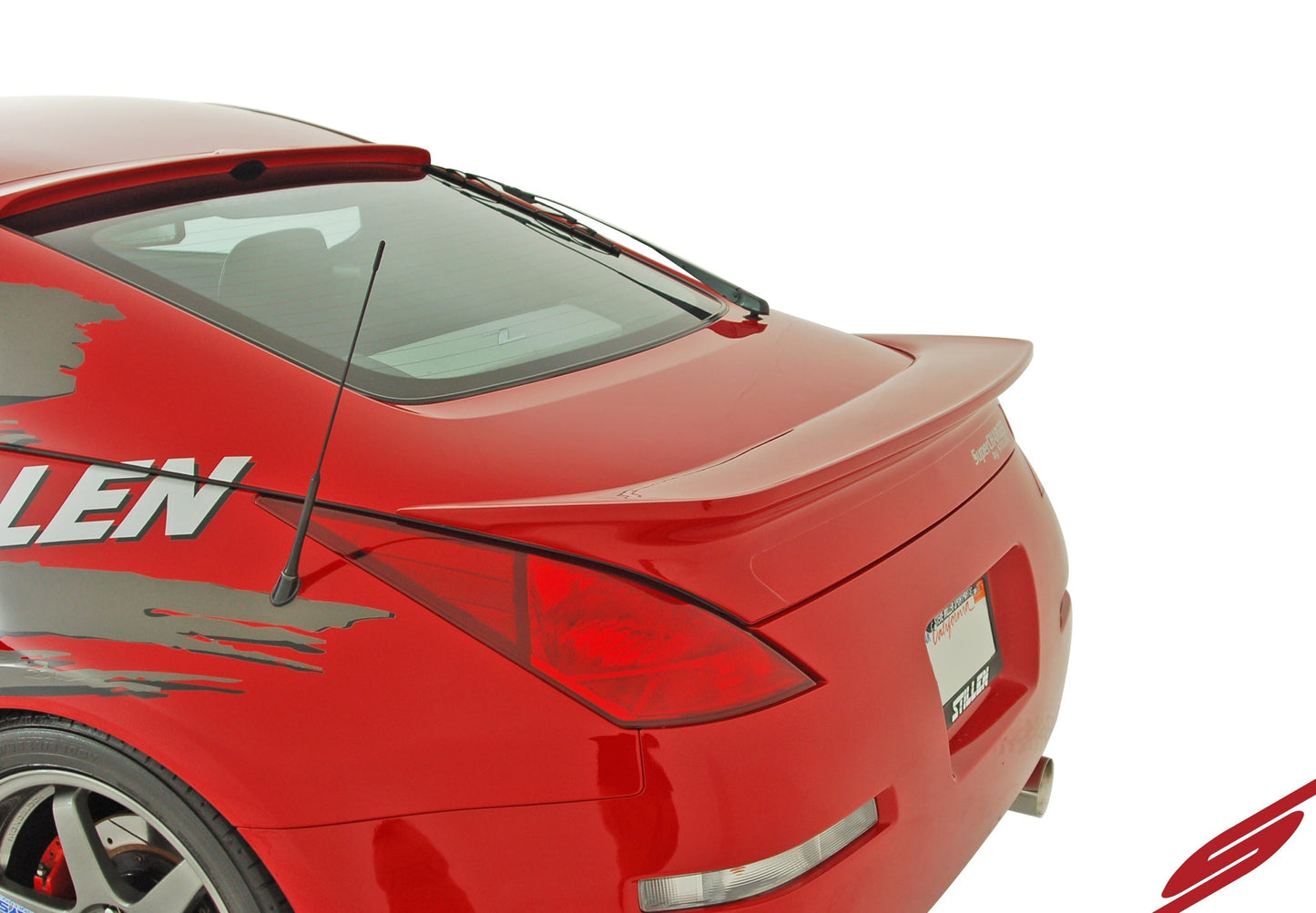 Stillen 350Z Z33 Roof Wing Matte Black For 03-08 Nissan 350Z