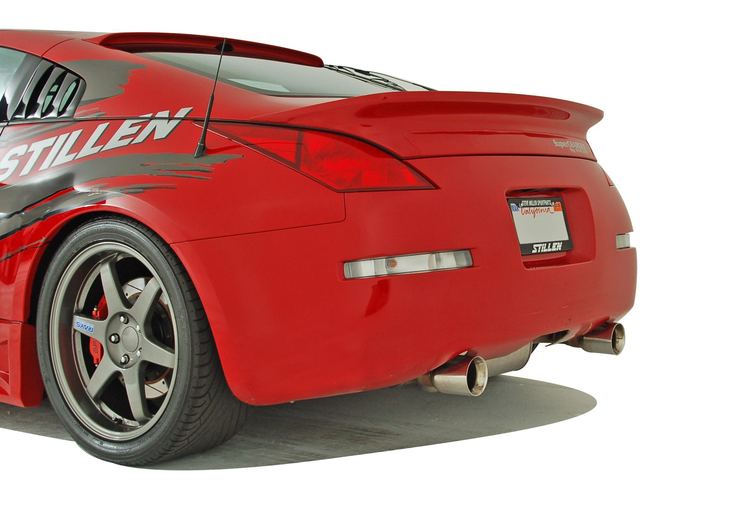 Stillen 350Z Z33 Roof Wing Matte Black For 03-08 Nissan 350Z