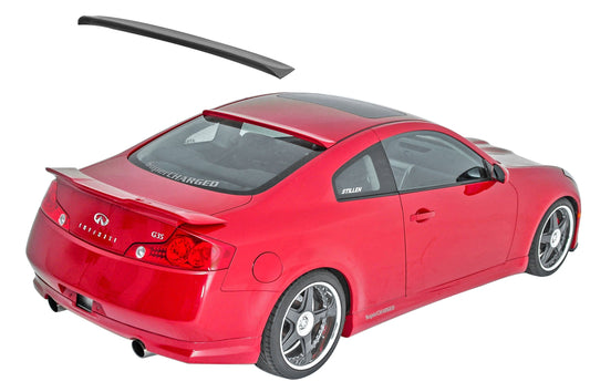 Stillen Infiniti G35 Roof Spoiler Matte Black For 03-07 Infiniti G35 Coupe
