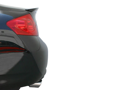 Stillen Infiniti G35 Rear Trunk Spoiler No Backup Camera Unpainted For 07-12 Infiniti G35 Sedan