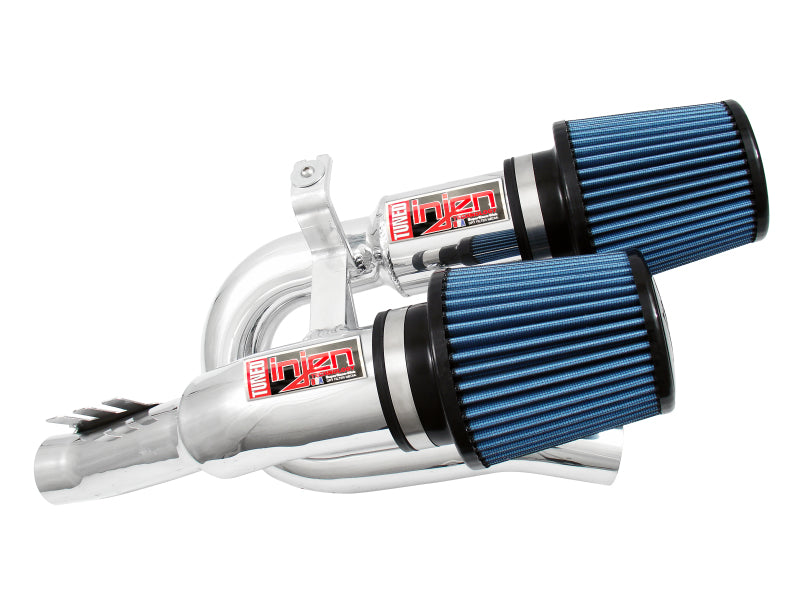 Injen 07-09 335i E92 / 08-09 135i E82 3.0L L6 Twin intake Polished Short Ram Intake - Graveyard Performance