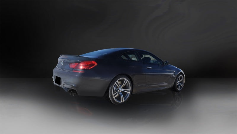 Corsa 2012-2017 BMW M6 F12 / F13 / F06 Black Sport Axle-Back Exhaust - Graveyard Performance