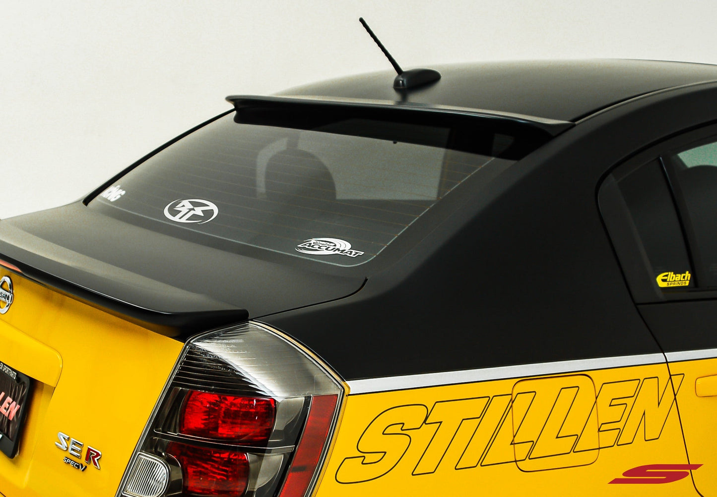 Stillen Sentra Roof Wing Matte Black For 07-12 Nissan Sentra