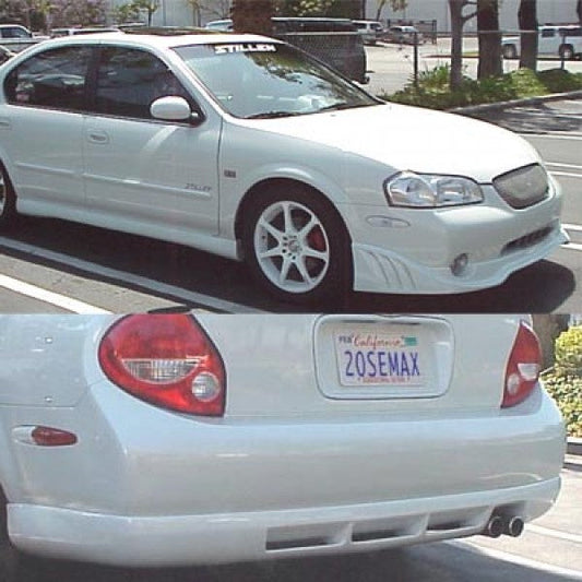 Stillen Nissan Maxima 4 Piece Body Kit w/Touring Style Lip Spoiler Unpainted For 02-03 Nissan Maxima