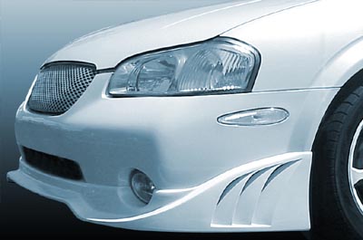 Stillen Nissan Maxima 4 Piece Body Kit w/Touring Style Lip Spoiler Unpainted For 02-03 Nissan Maxima
