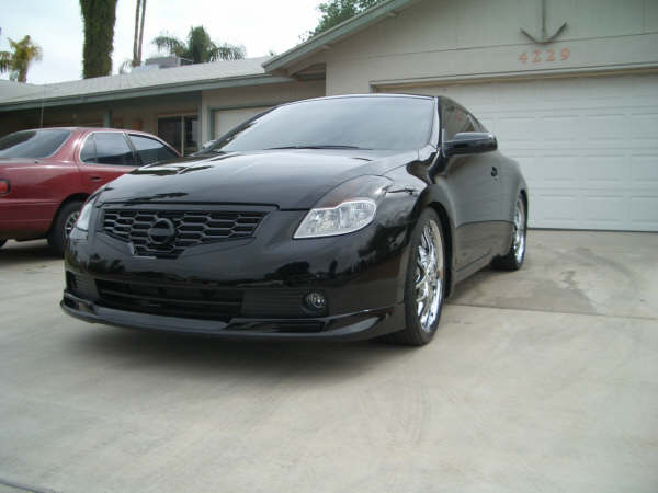 Stillen Nissan Altima Coupe Front Lip Spoiler Unpainted For 08-09 Nissan Altima Coupe