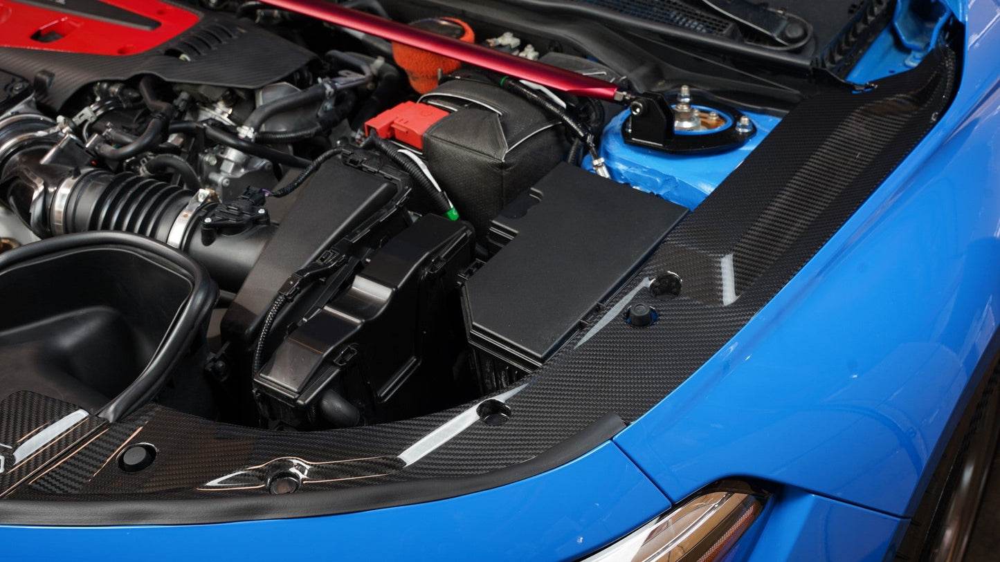 APR Performance Carbon Fiber Honda FL5 Civic Type R Carbon Fiber Radiator Cooling Plates 2023 - Current