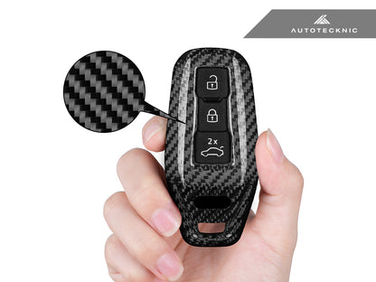 AutoTecknic Dry Carbon Remote Key Case - Audi A6 e-tron | Q4 e-tron | Q6L e-tron 2025-Up - Graveyard Performance
