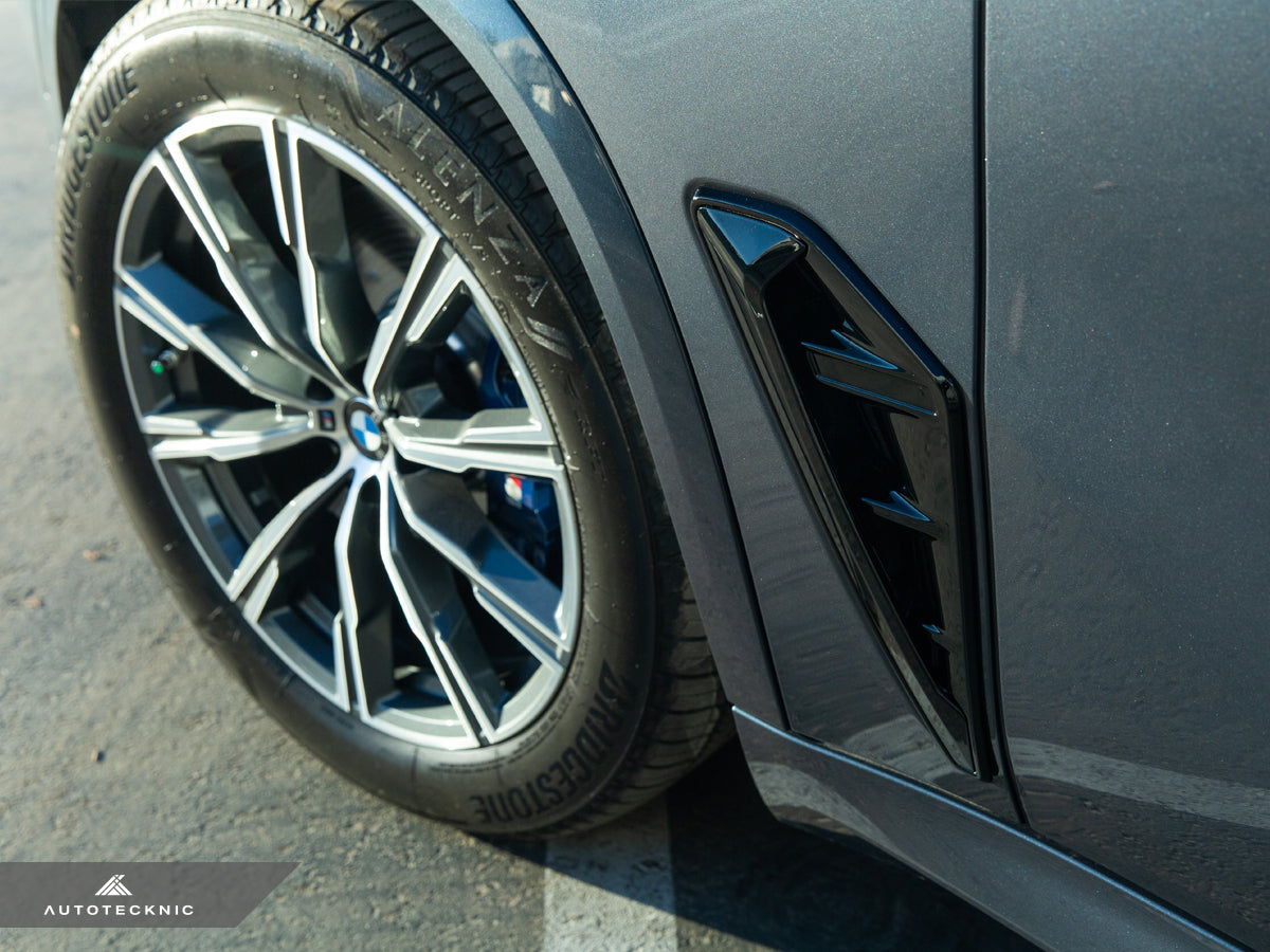 AutoTecknic Gloss Black Fender Trim Set - F95 X5M | G05 X5 - Graveyard Performance
