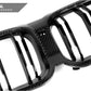 AutoTecknic Dry Carbon Dual-Slats Front Grille - G14/ G15/ G16 8-Series