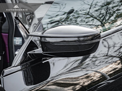AutoTecknic G8X Style M-Inspired Version II Dry Carbon Mirror Covers - G42 2-Series - Graveyard Performance