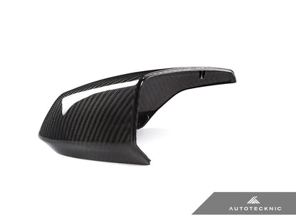 AutoTecknic Replacement Dry Carbon Mirror Covers - Chevrolet C8 Corvette - Graveyard Performance