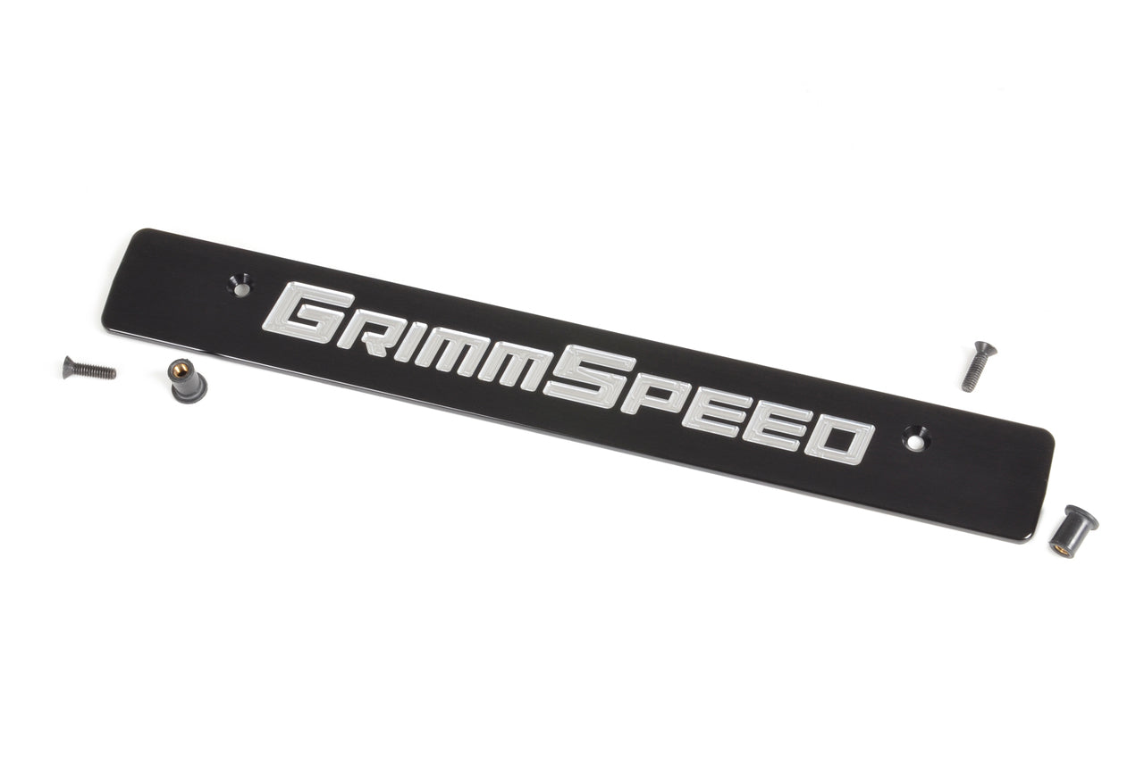 GrimmSpeed License Plate Frames  Text Pair - Graveyard Performance