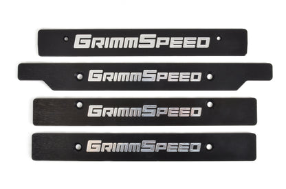 GrimmSpeed License Plate Frames  Text Pair - Graveyard Performance
