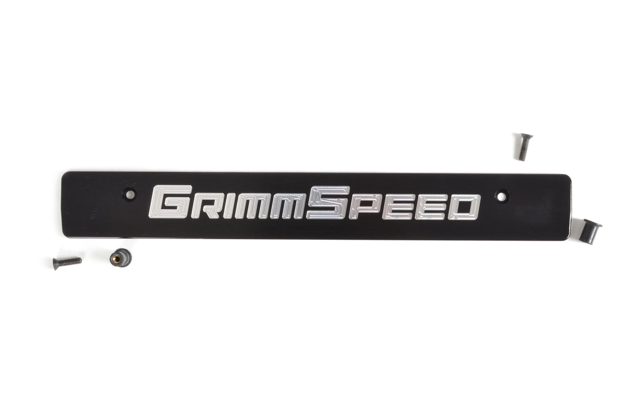 GrimmSpeed License Plate Frames  Text Pair - Graveyard Performance