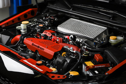 GrimmSpeed Boost Control Solenoid Cover Red For Subaru 08-21 STI - Graveyard Performance